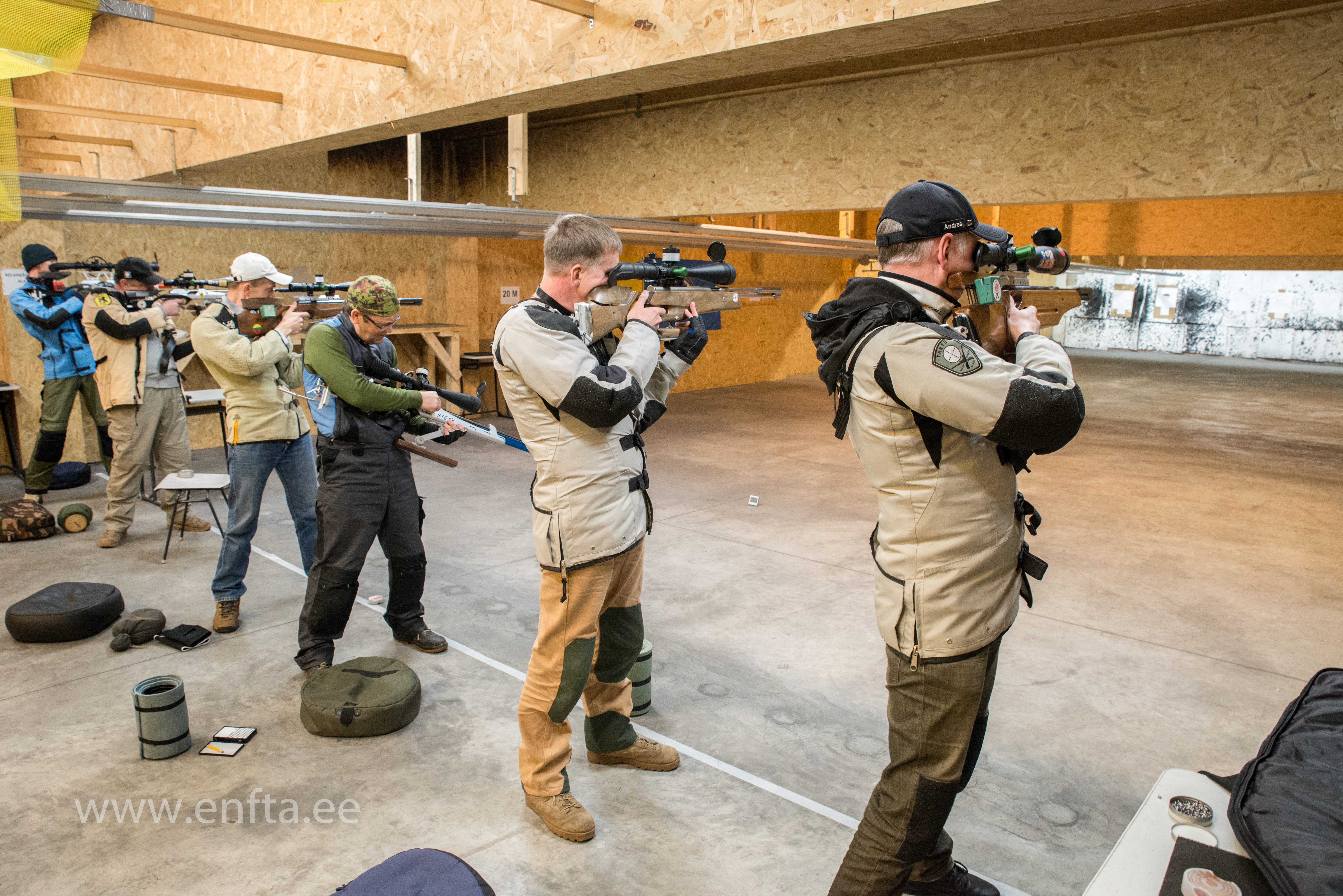 005 First group at the firing line